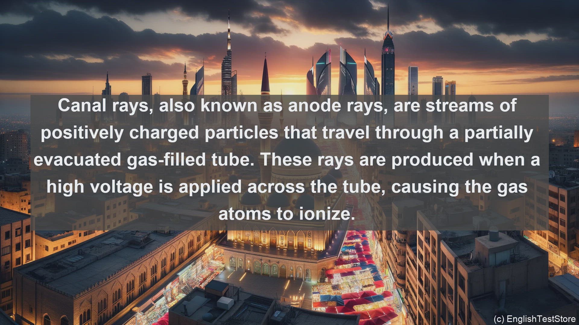 'Video thumbnail for Canal rays in science  definition and examples'