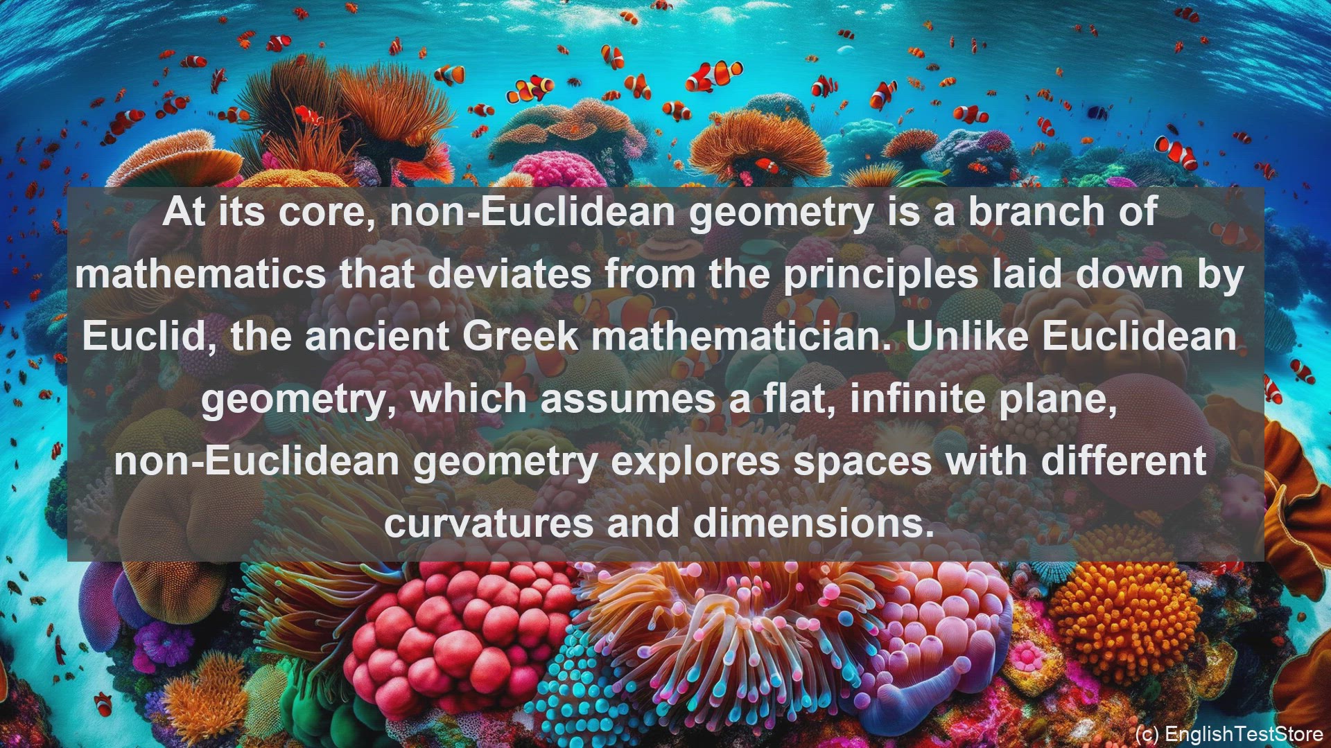 'Video thumbnail for Non euclidean geometry in science  definition and examples'