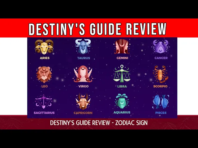 'Video thumbnail for Destiny's Guide Review - Zodiac Sign'