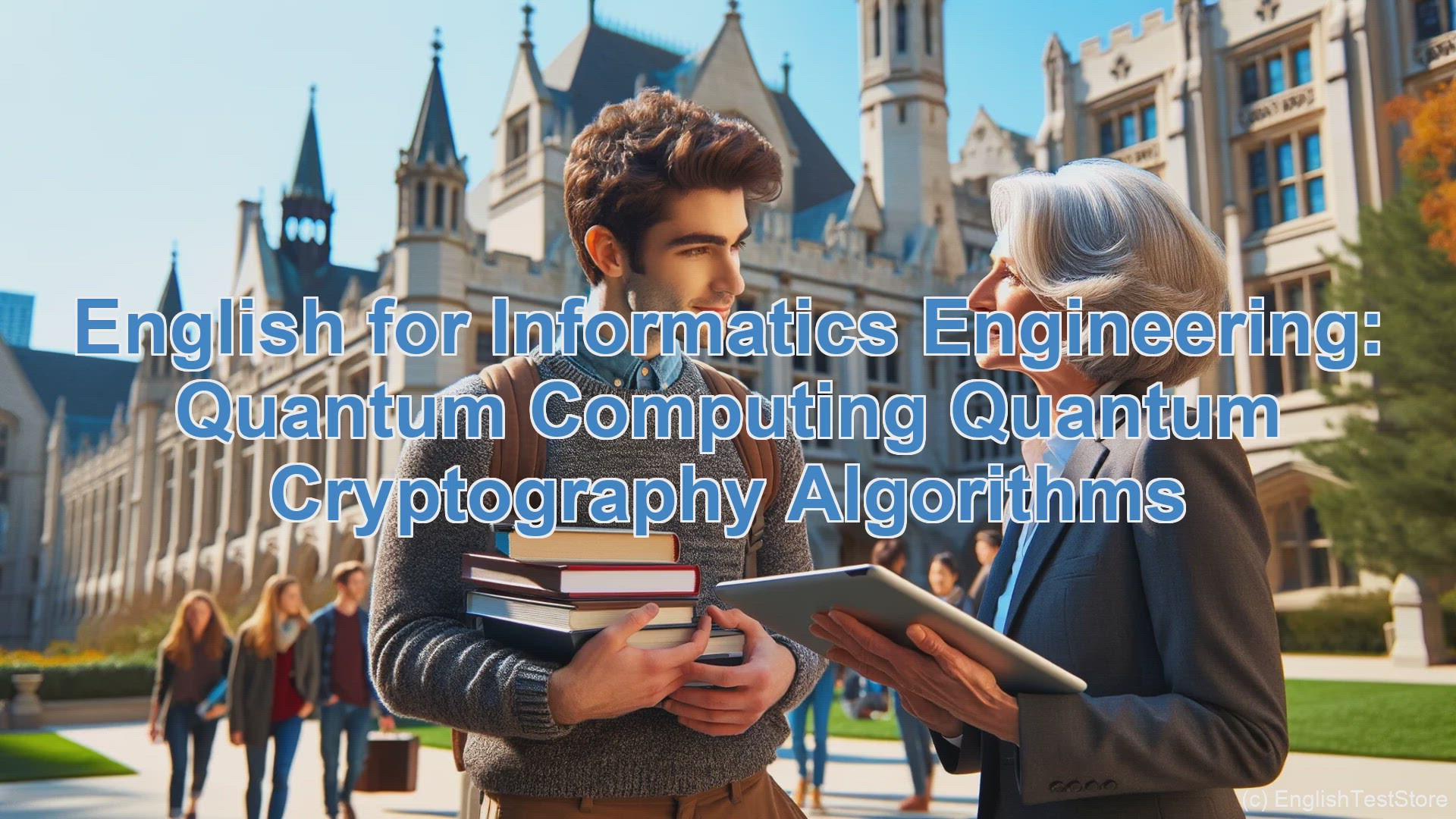'Video thumbnail for English Conversation for Informatics Engineering: Quantum Computing Quantum Cryptography Algorithms'