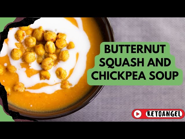 Video thumbnail for Hearty Butternut Squash and Chickpea Soup