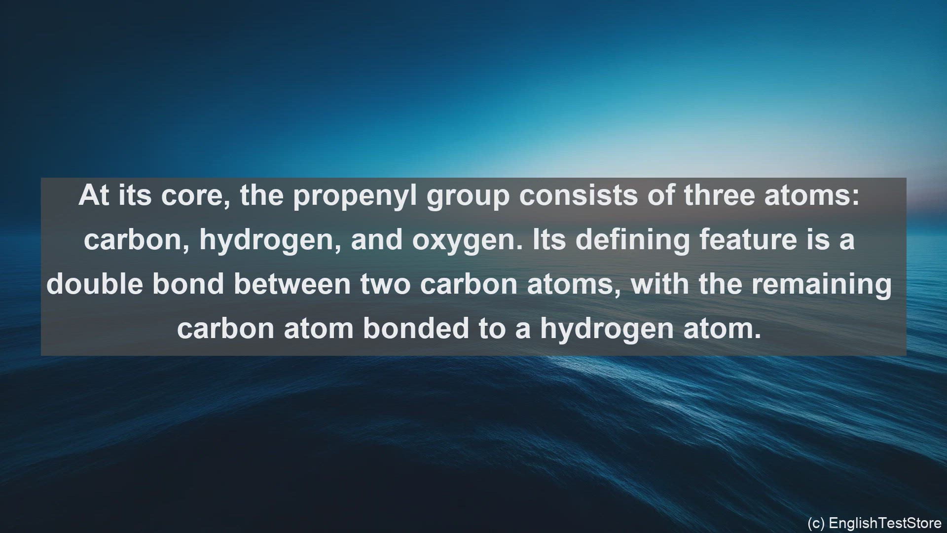 'Video thumbnail for Propenyl group in science  definition and examples'