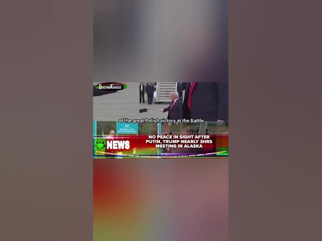 Video thumbnail for No Peace In Sight After Putin, Trump Nearly 3hrs Meeting In Alaska