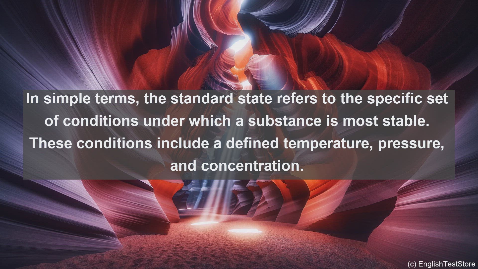 'Video thumbnail for Standard state in science  definition and examples'