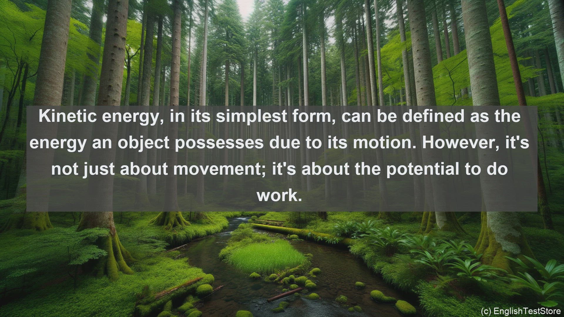 'Video thumbnail for Kinetic energy in science  definition and examples'