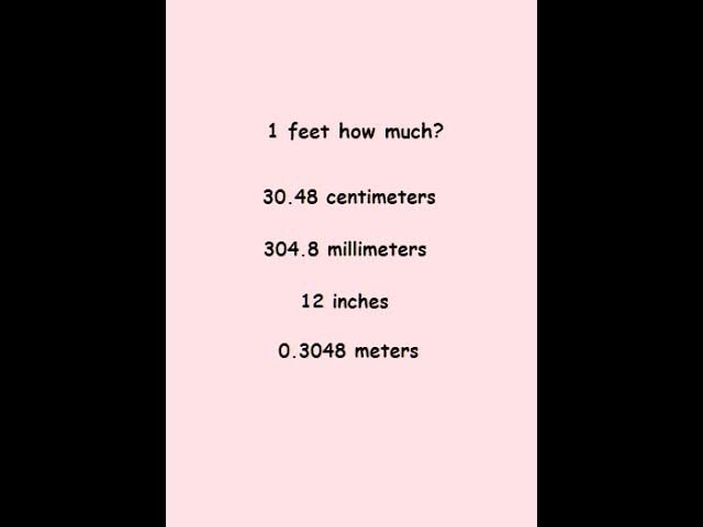 Video thumbnail for 1 feet how many cm mm inches and meter | Quick Conversion Guide