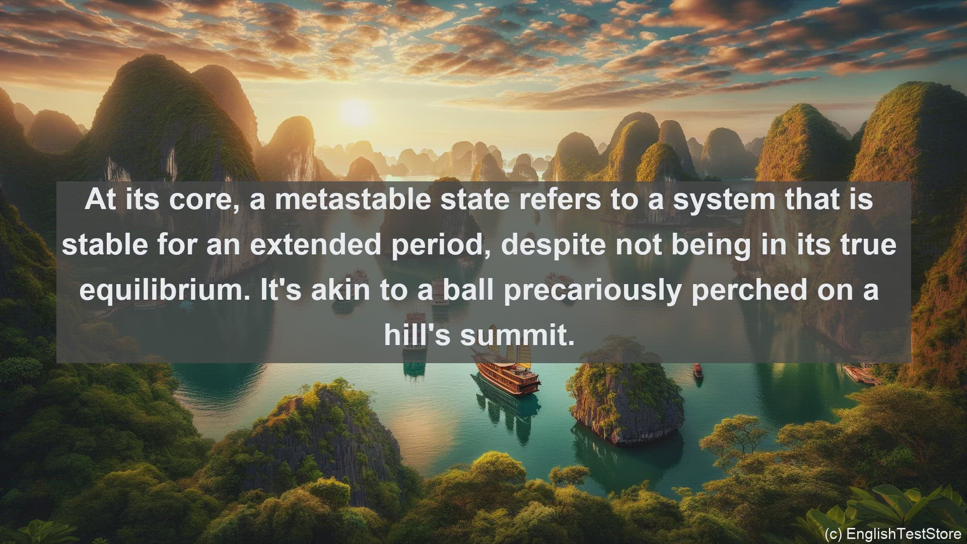 'Video thumbnail for Metastable state in science  definition and examples'