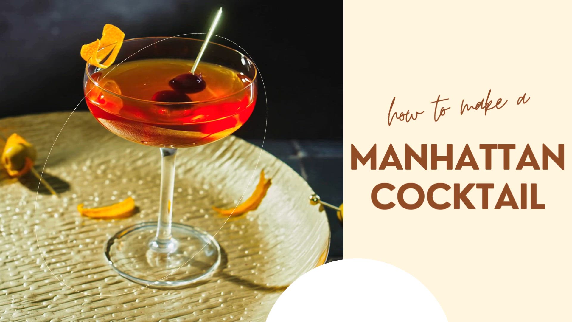 'Video thumbnail for Manhattan Cocktail'