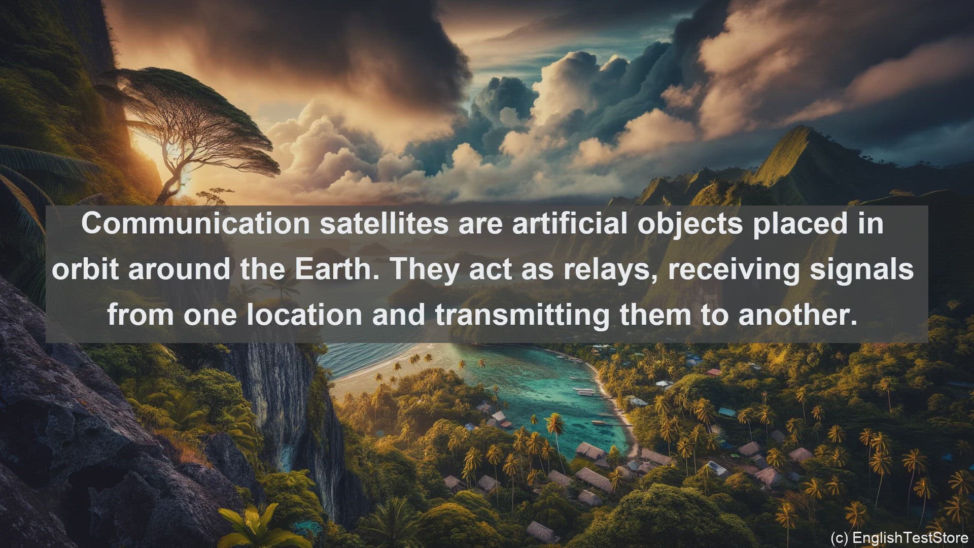 'Video thumbnail for Communication satellites in science  definition and examples'
