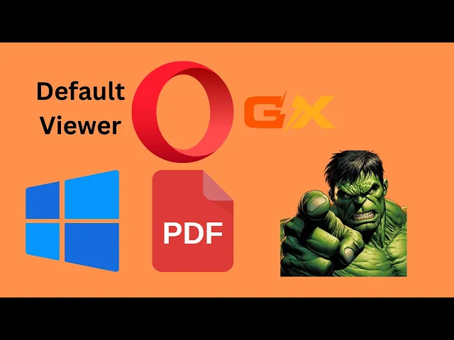 'Video thumbnail for How to Make Opera GX Your Default PDF Viewer on Windows 10 | GearUpWindows Tutorial'