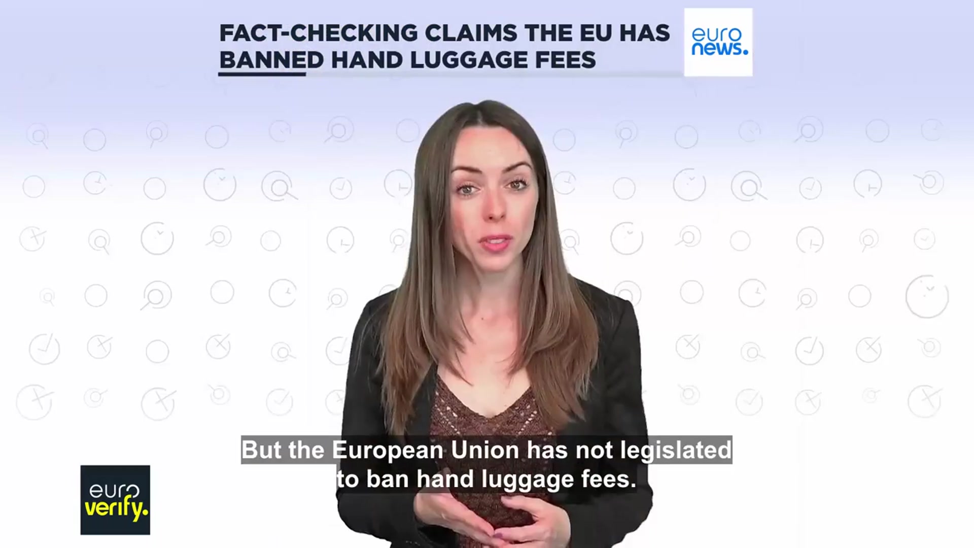 'Video thumbnail for Fact check: The EU hasn’t banned carry-on luggage fees (yet)'