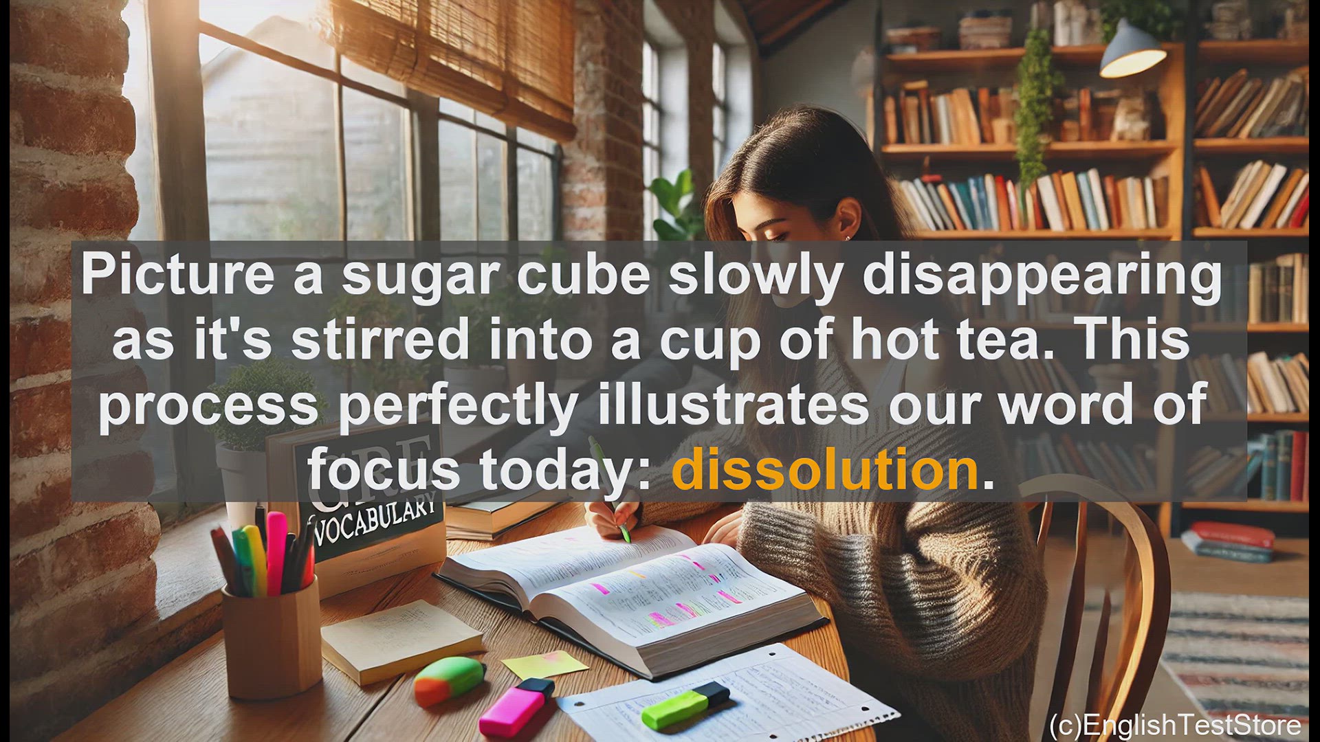 'Video thumbnail for GRE Vocabulary Lesson: The Dissolving Process - Understanding Dissolution for the GRE'