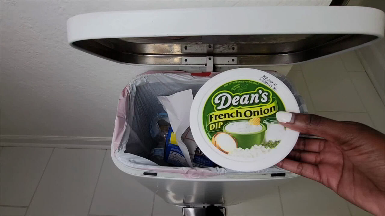 'Video thumbnail for Cut up your leftover container lids for this GENIUS decor hack!'