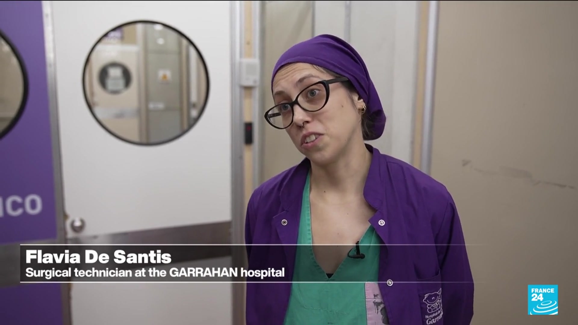 'Video thumbnail for Argentina: workers at main pediatric hospital say care 'under threat''