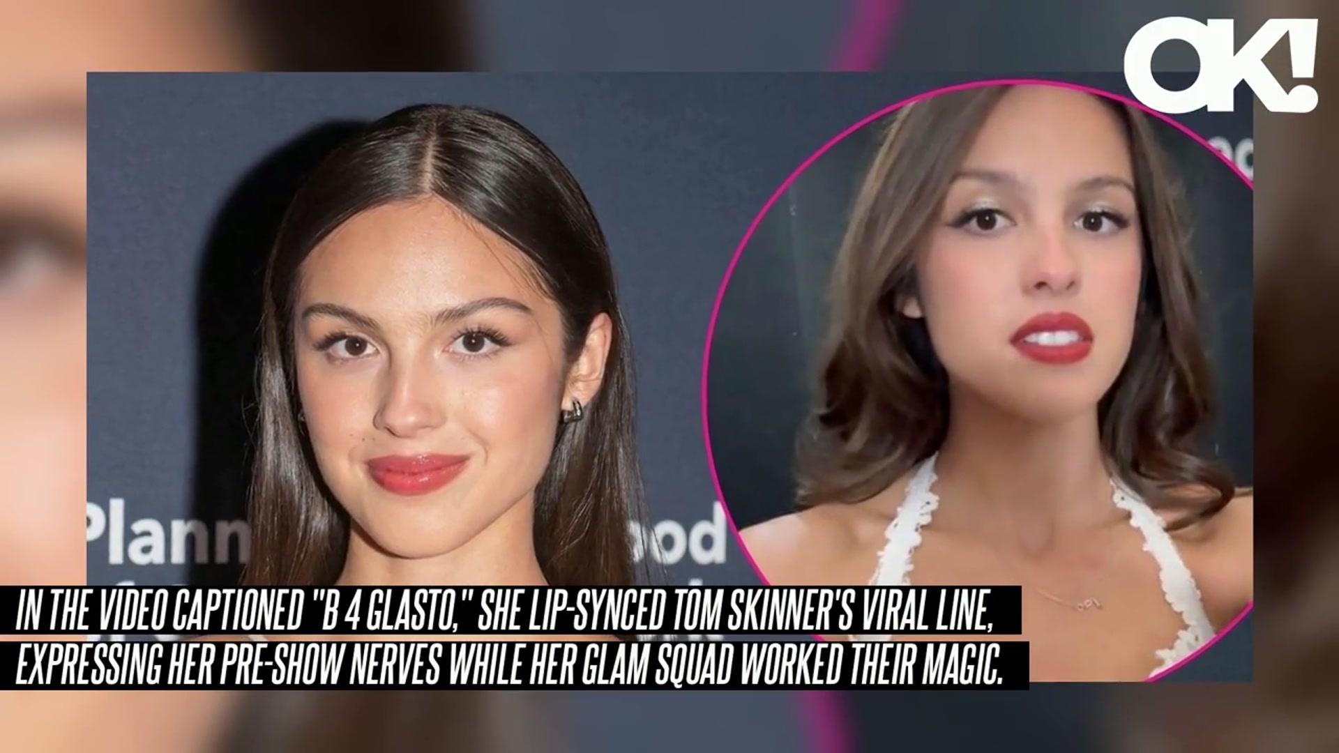 'Video thumbnail for Olivia Rodrigo Nearly Spills Out of Tight White Top Ahead of Glastonbury Performance: Watch '