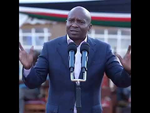 Video thumbnail for hakuna mwenye atatupiga Cs kindiki affirms