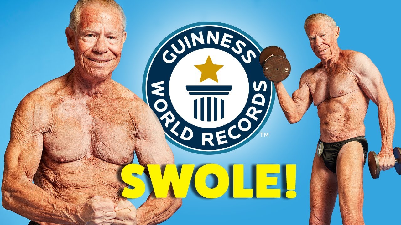 Meet the world's OLDEST bodybuilder: 90-year-old great-grandfather