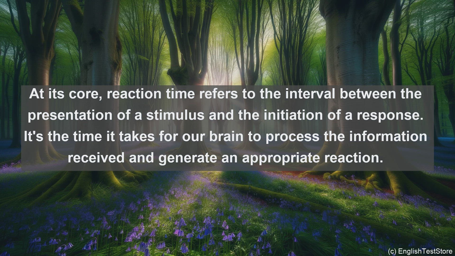 'Video thumbnail for Reaction time in science  definition and examples'