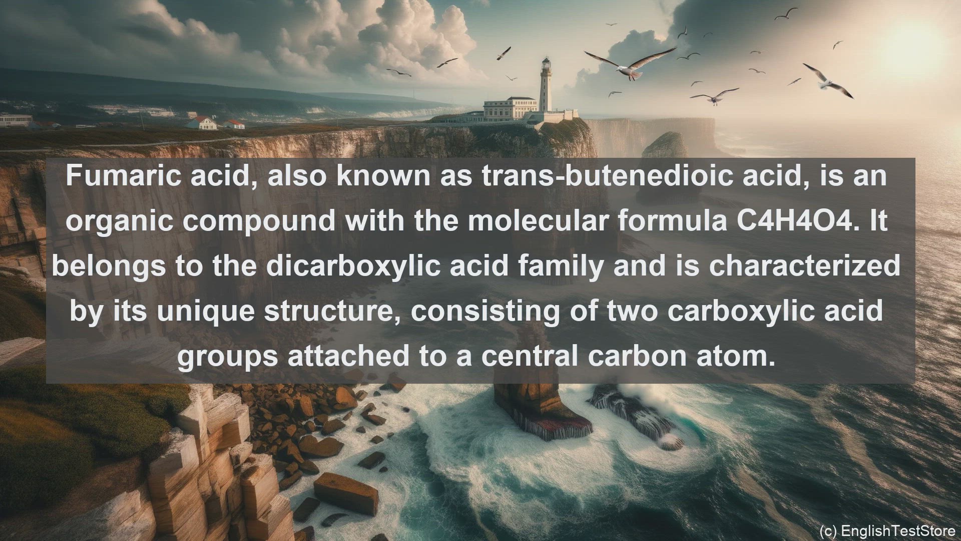 'Video thumbnail for Fumaric acid in science  definition and examples'