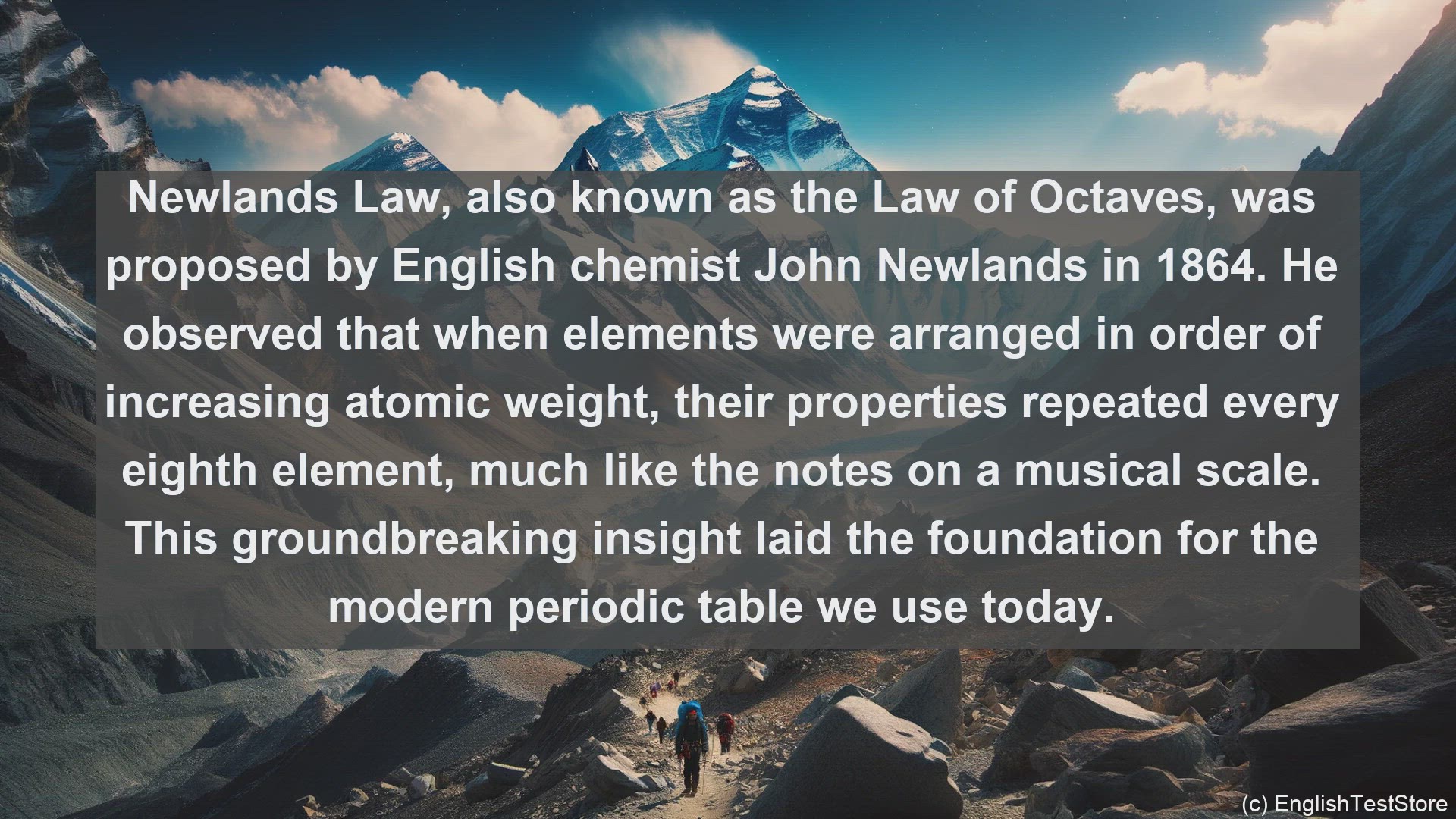 'Video thumbnail for Newlands law in science  definition and examples'