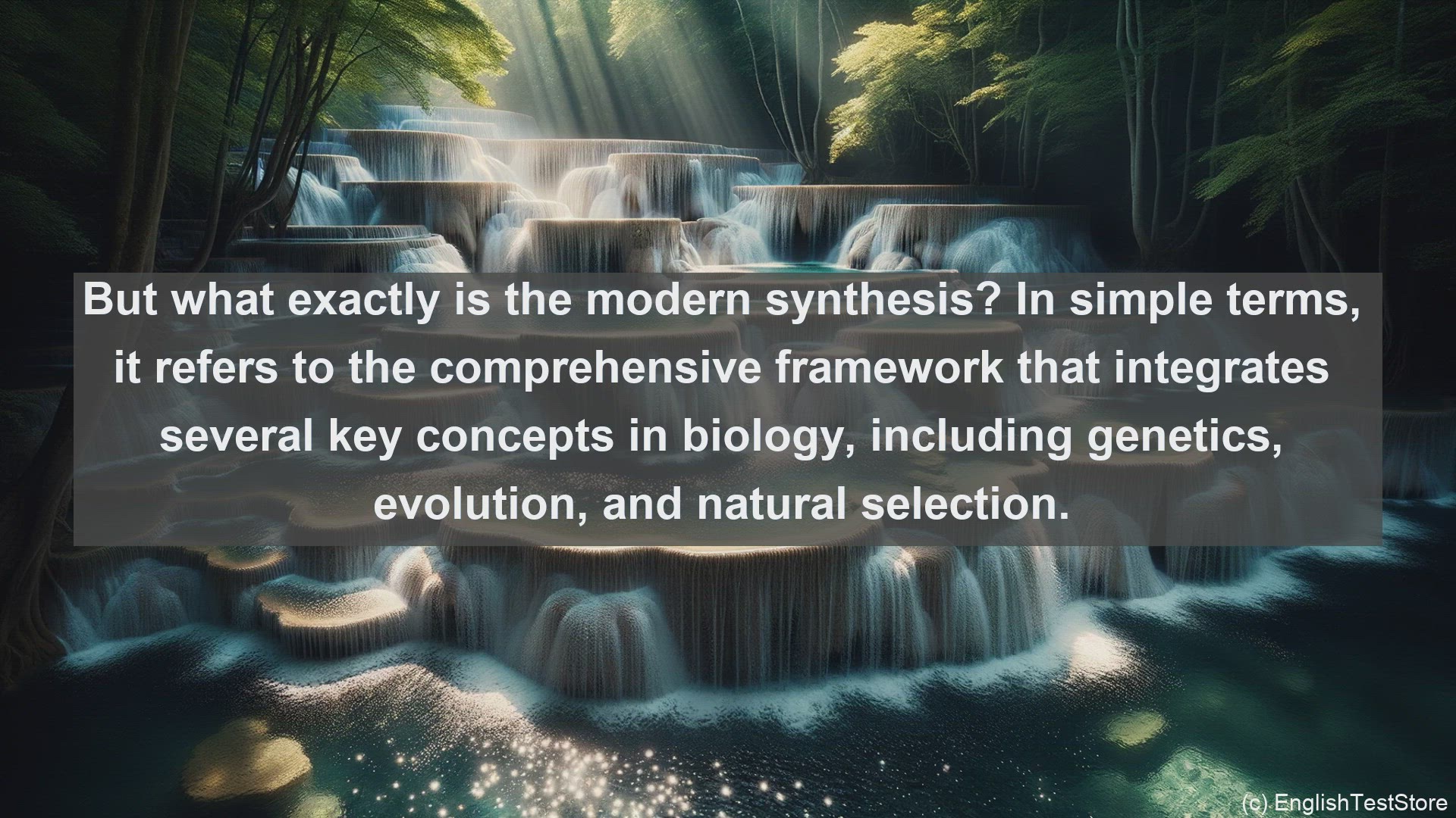 'Video thumbnail for Modern synthesis in science  definition and examples'