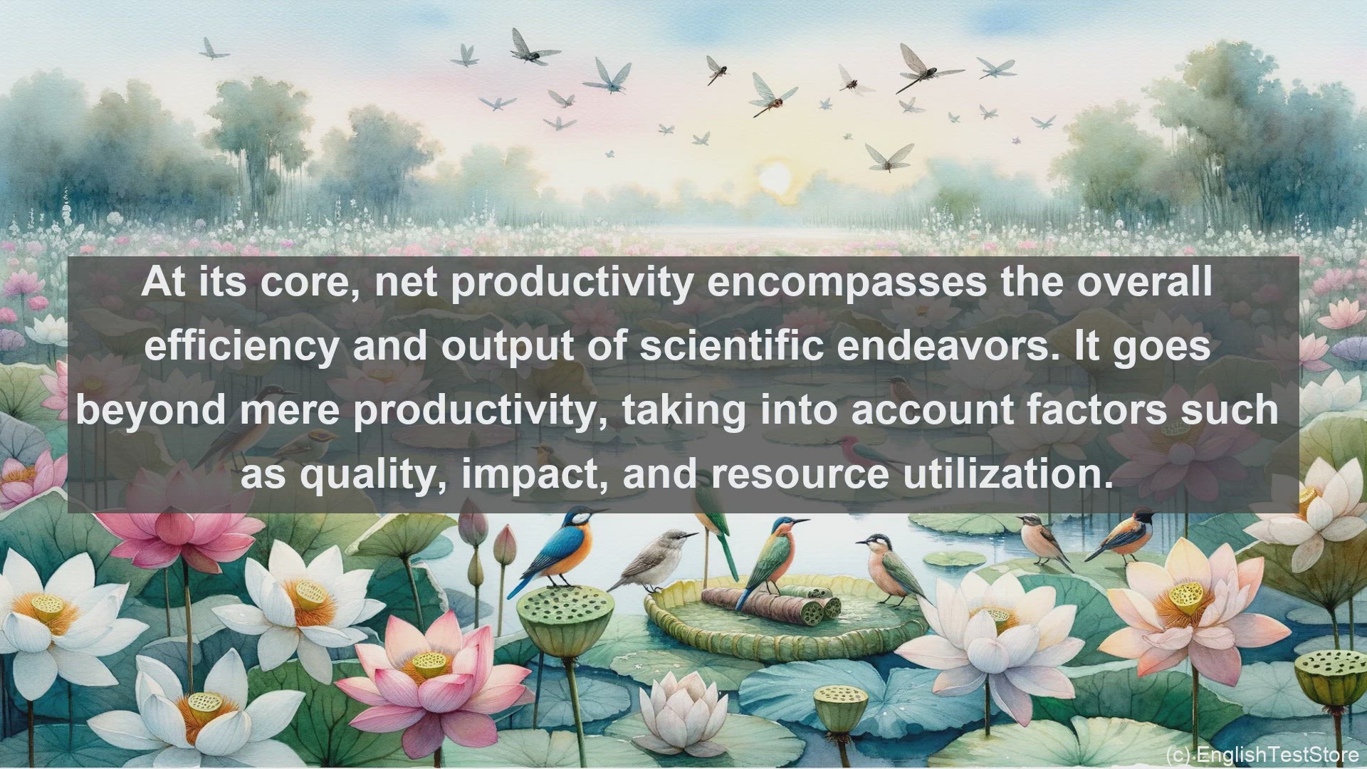 'Video thumbnail for Net productivity in science  definition and examples'