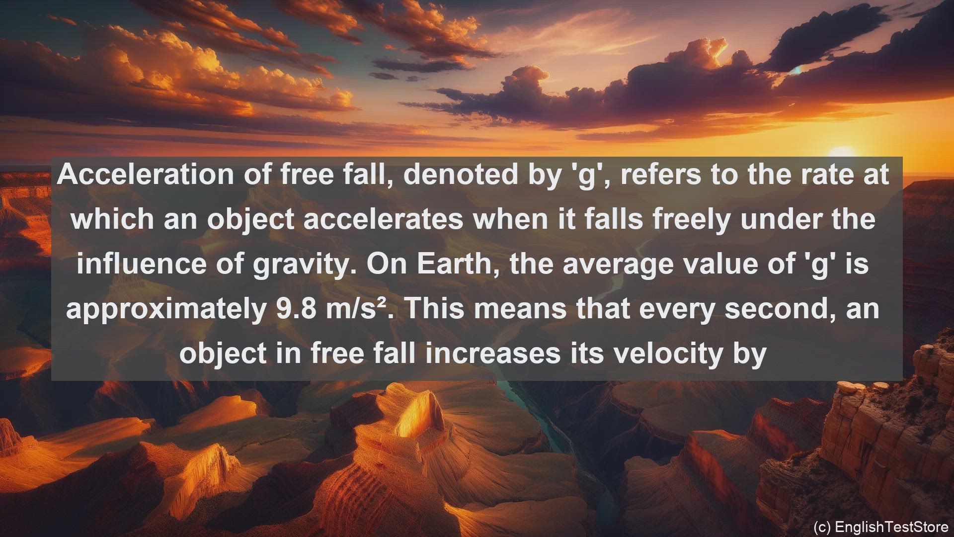 'Video thumbnail for Acceleration of free fall in science  definition and examples'