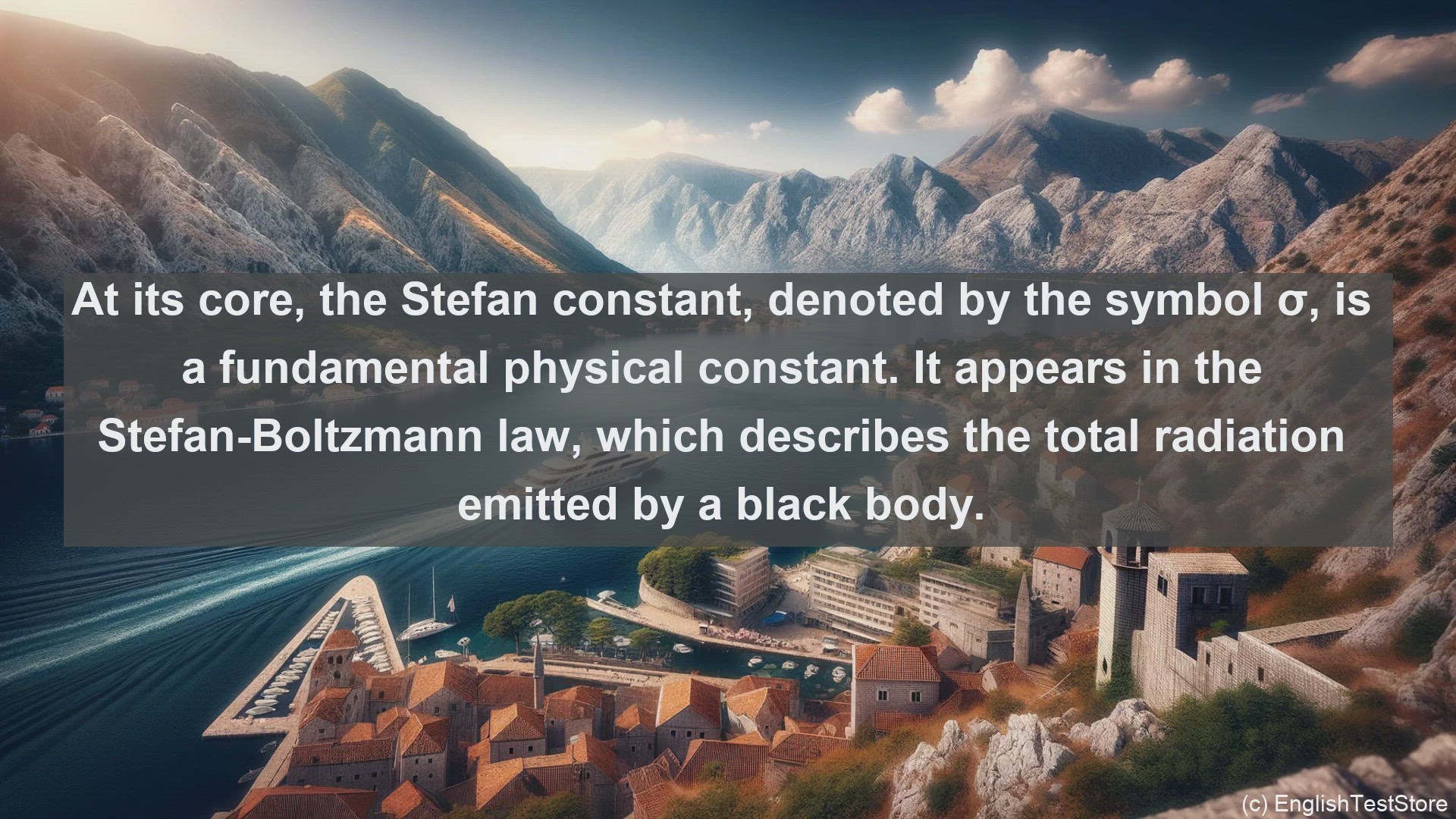 'Video thumbnail for Stefan constant in science  definition and examples'