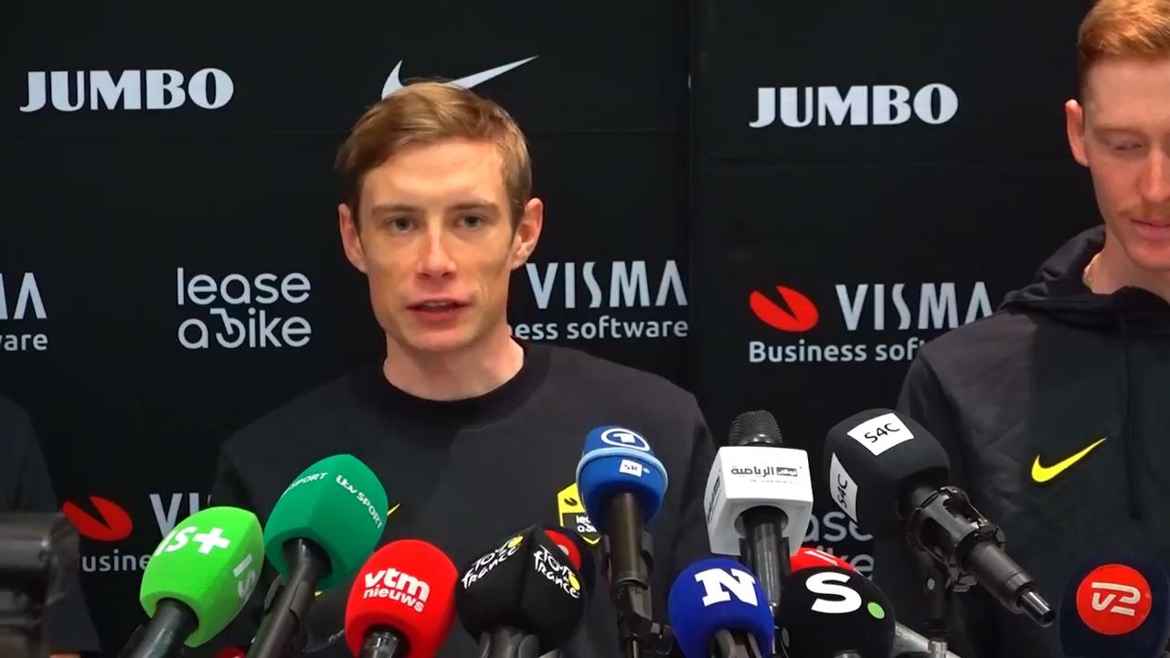 'Video thumbnail for 'I'm stronger than ever' - Vingegaard ahead of Tour de France'