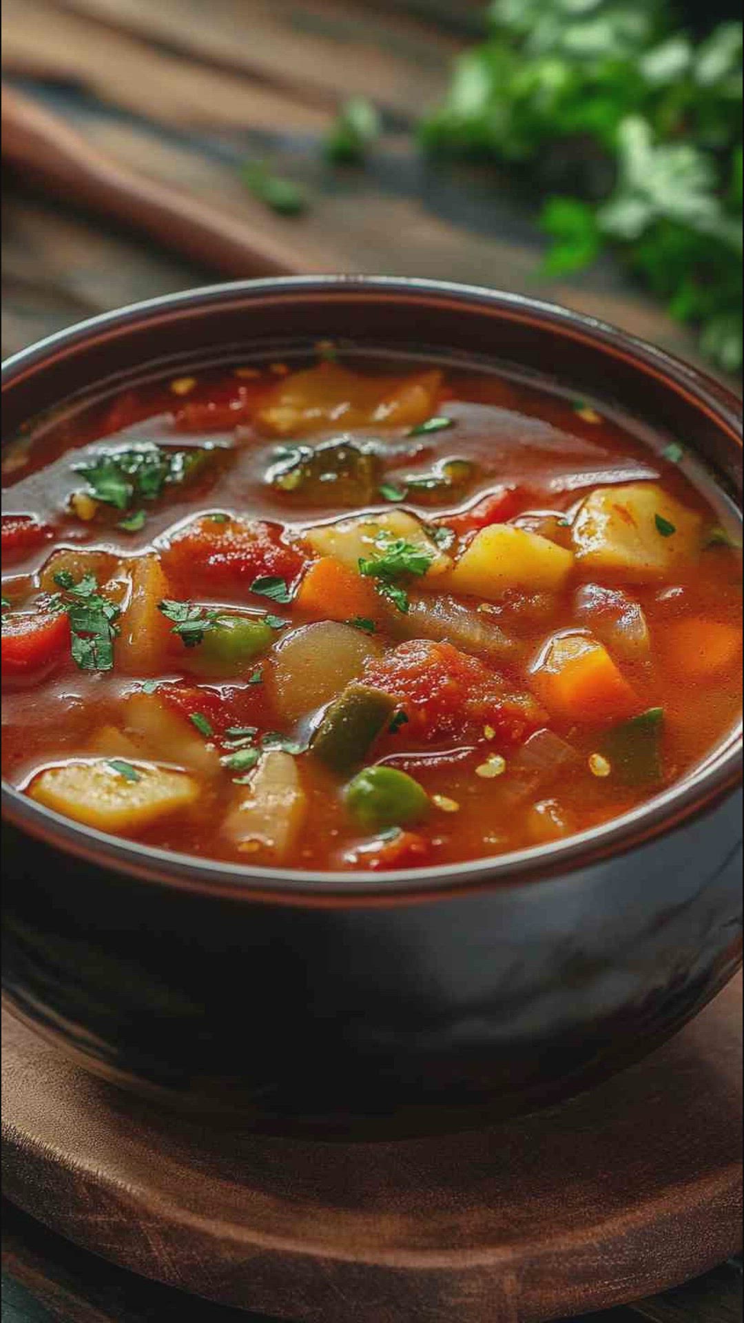 'Video thumbnail for Slow Cooker Vegetable Soup with a Touch of Spice Recipe'