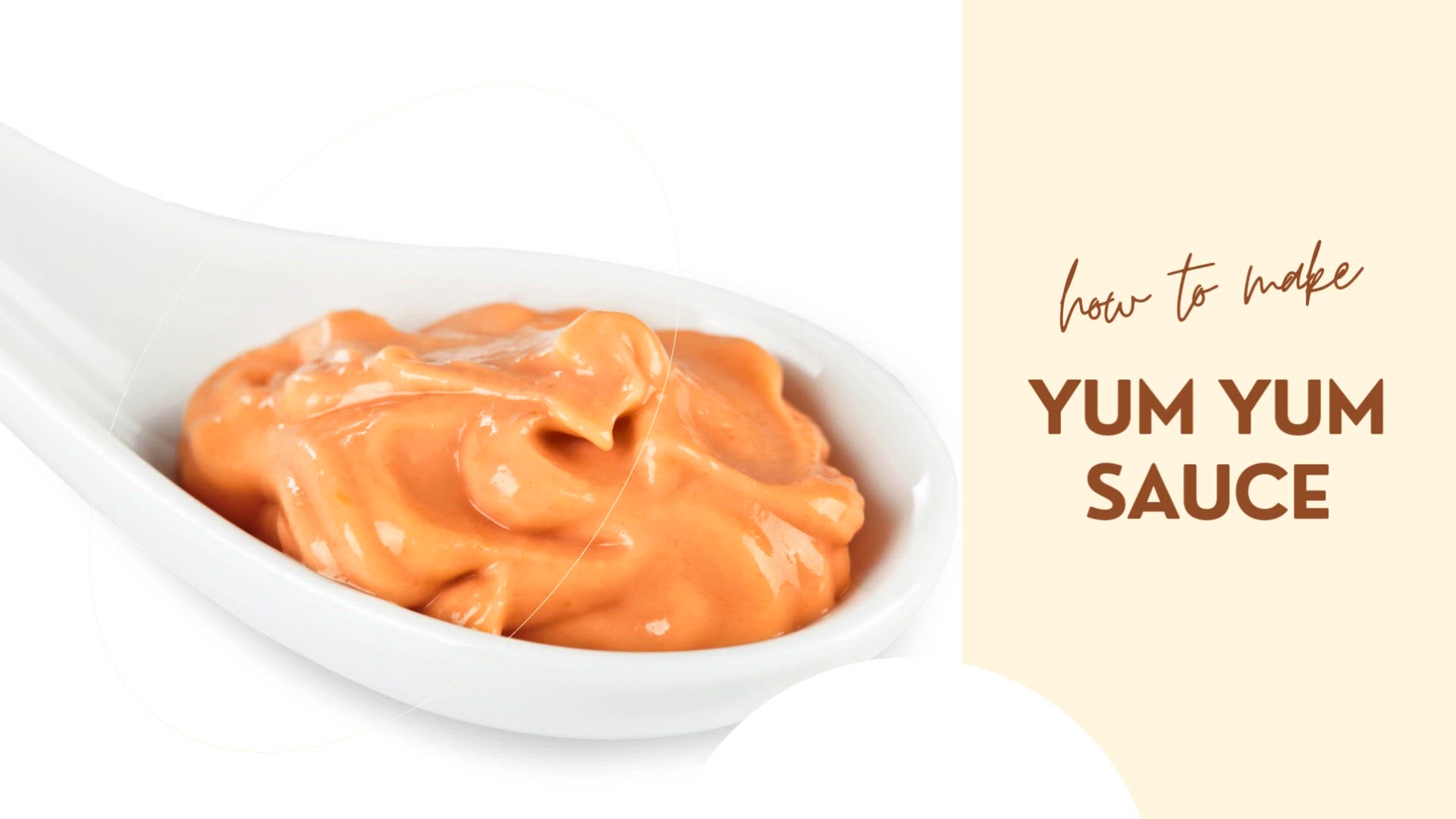 'Video thumbnail for Yum Yum Sauce'