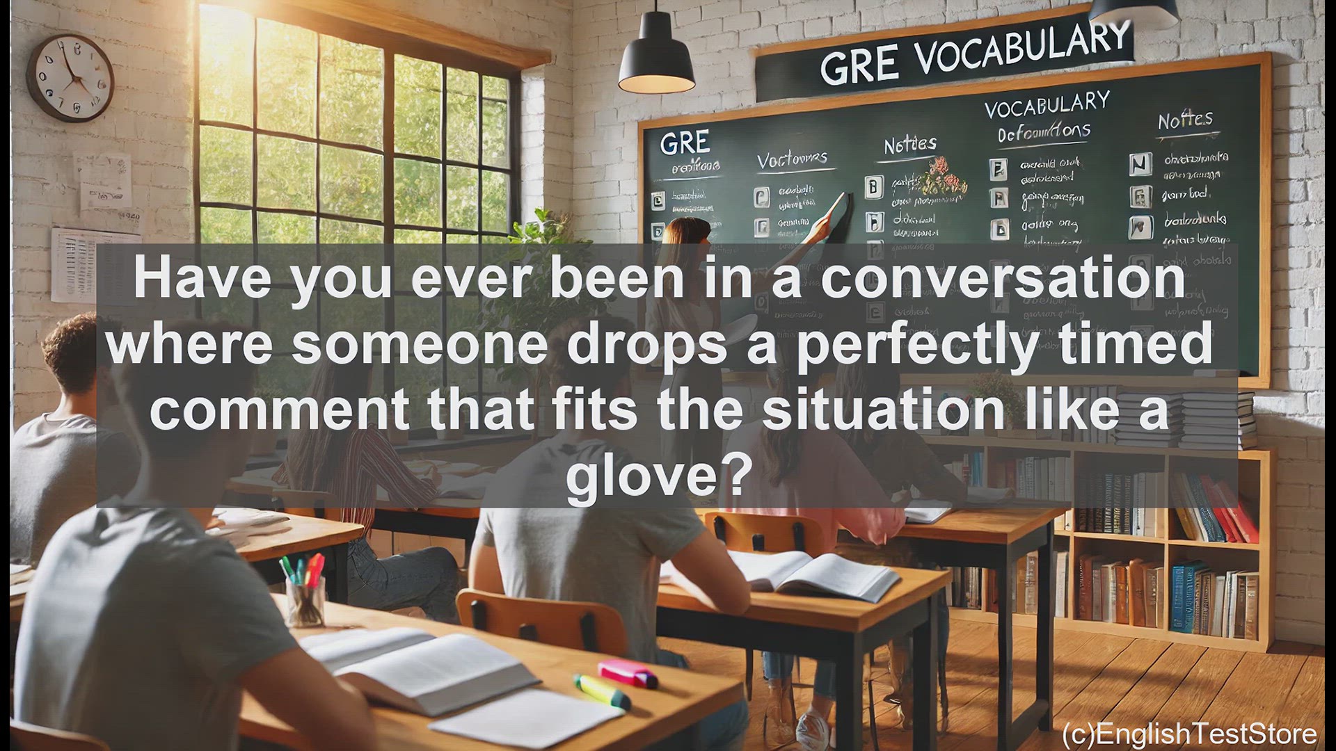 'Video thumbnail for GRE Vocabulary Lesson: Mastering the Versatile Word 'Apropos''