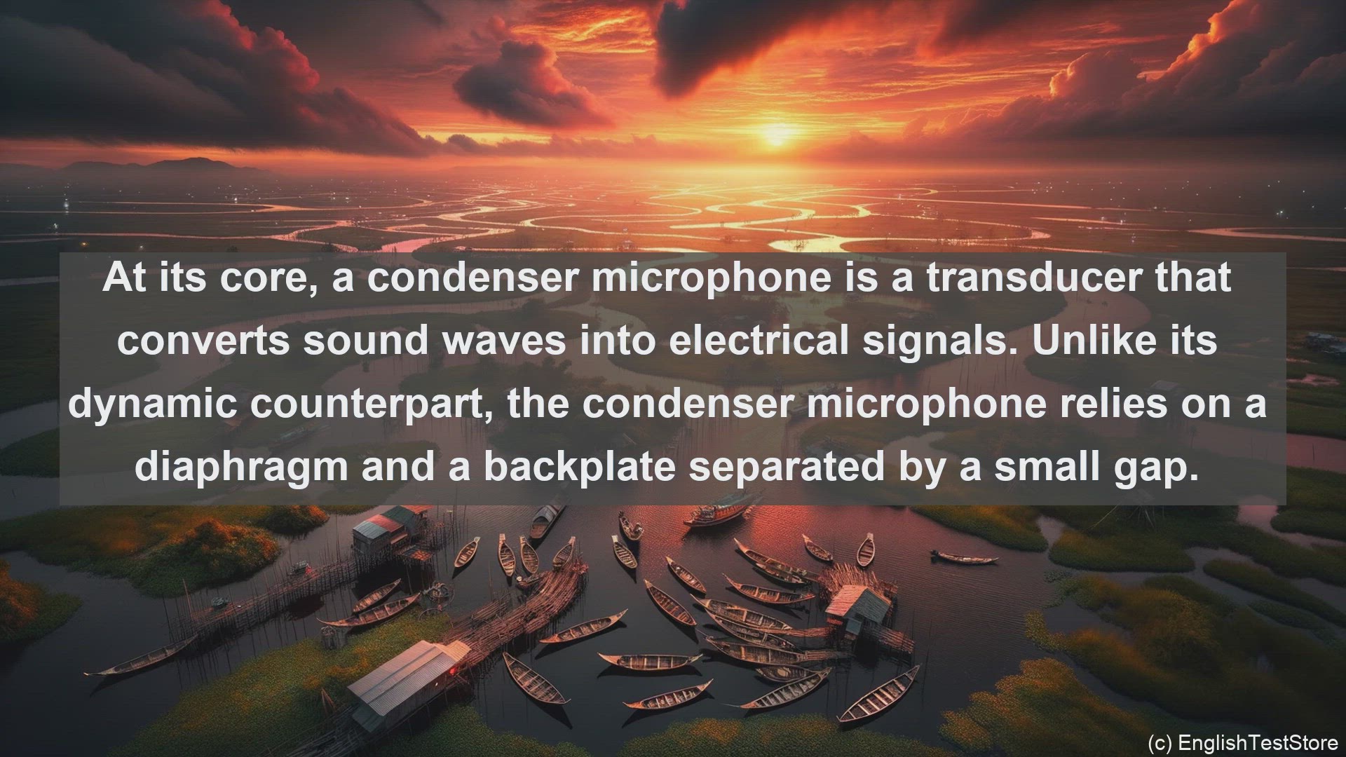 'Video thumbnail for Condenser microphone in science  definition and examples'
