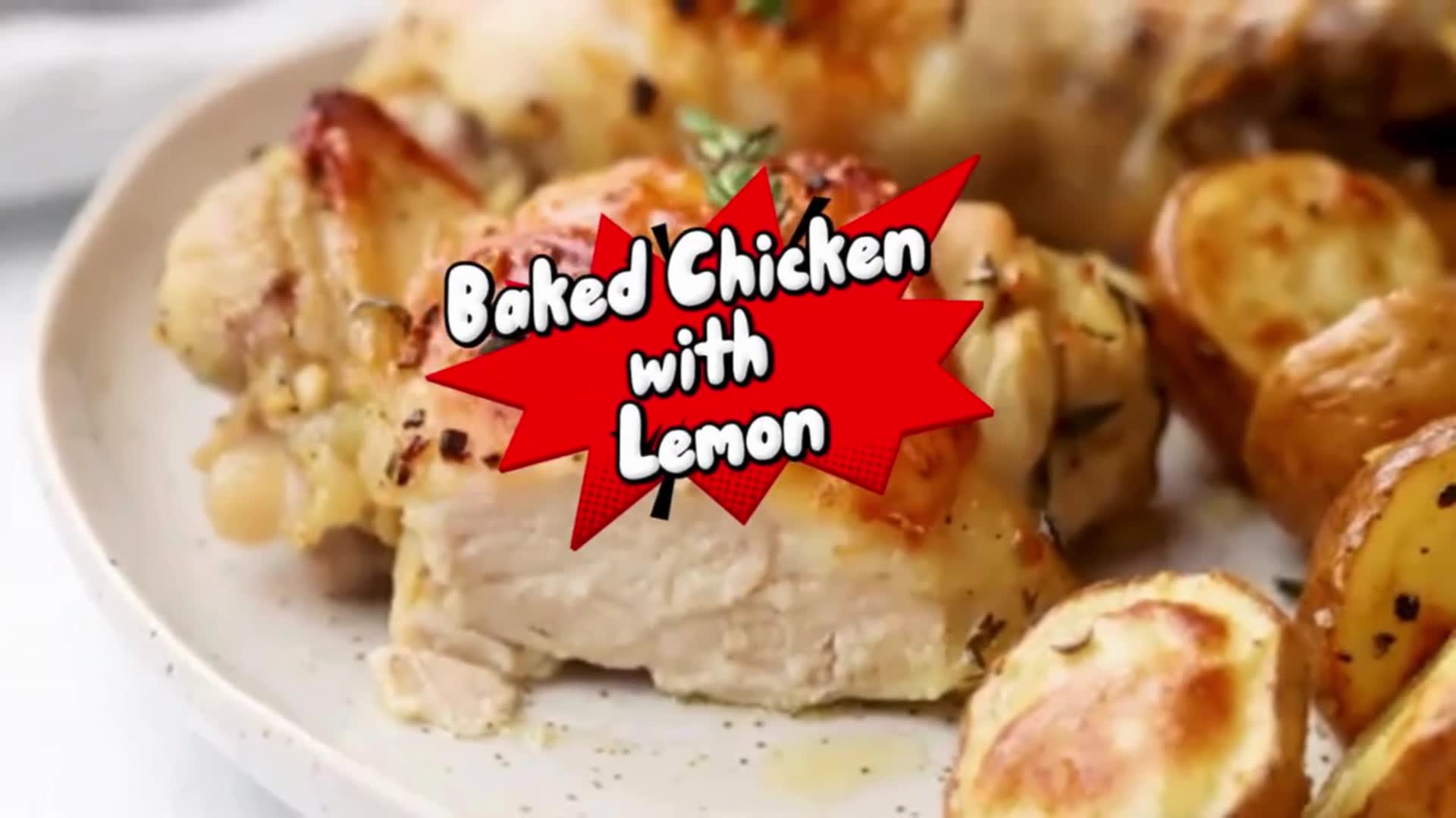 Video thumbnail for Baked Chicken with Lemon