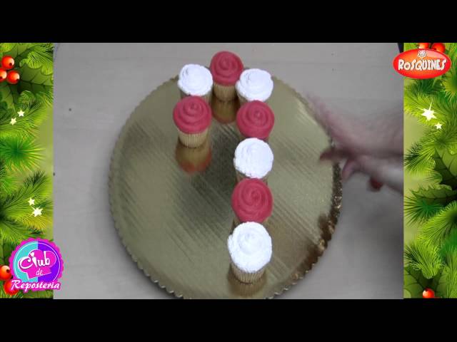 'Video thumbnail for Candy Cane Cupcake'