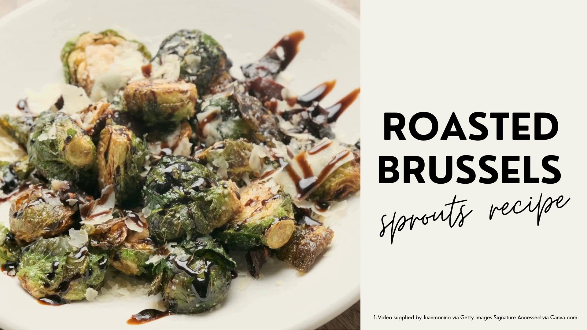 'Video thumbnail for Roasted Brussels Sprouts Recipe'
