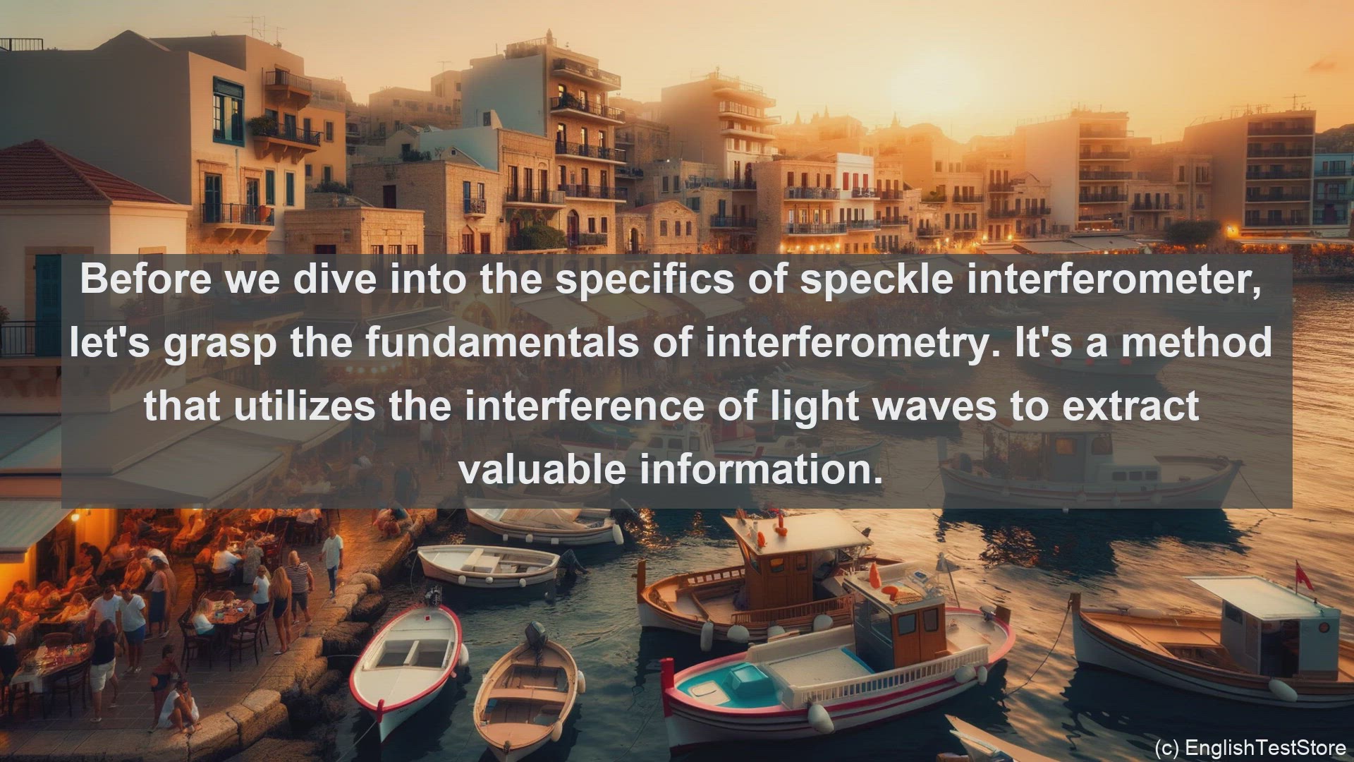 'Video thumbnail for Speckle interferometer in science  definition and examples'