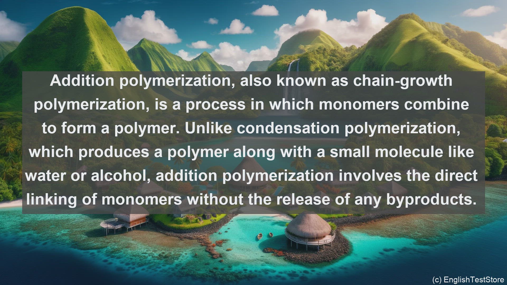 'Video thumbnail for Addition polymerization in science  definition and examples'