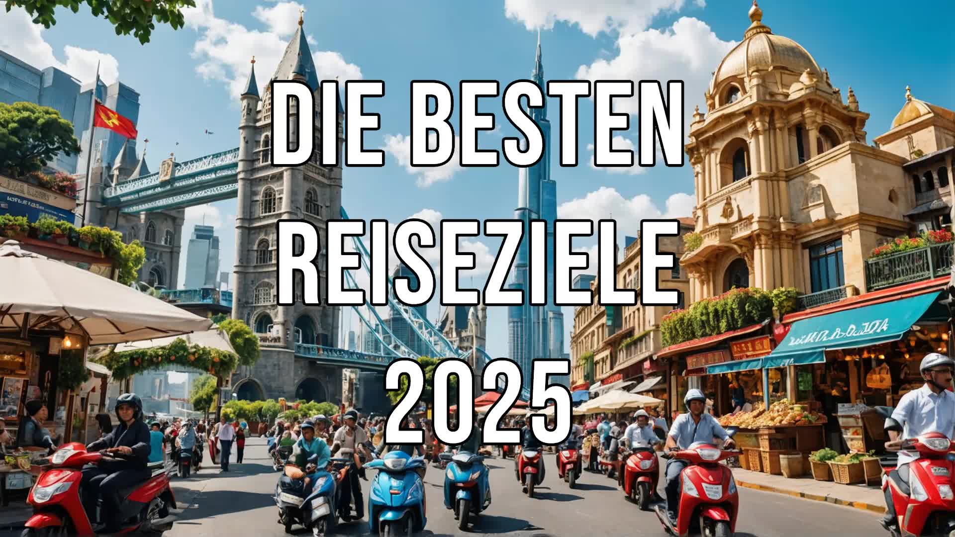 'Video thumbnail for Die besten Reiseziele 2025'
