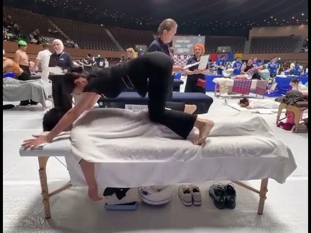 Video thumbnail for campeonato de massagem