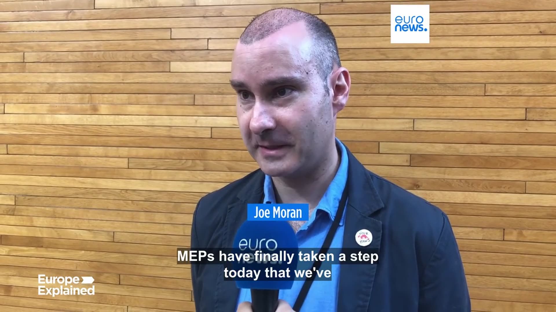 'Video thumbnail for European Parliament backs mandatory microchipping of all cats and dogs in the EU'