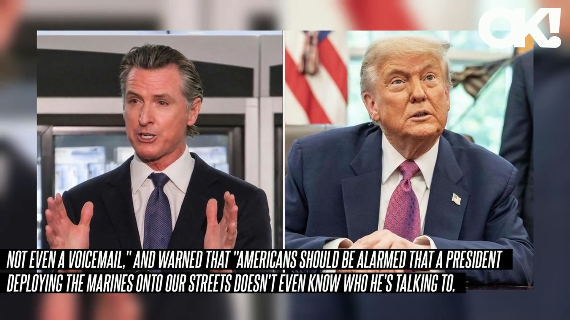 'Video thumbnail for Gavin Newsom Whips Out Receipts to Prove Donald Trump Lied About Their Phone Call'