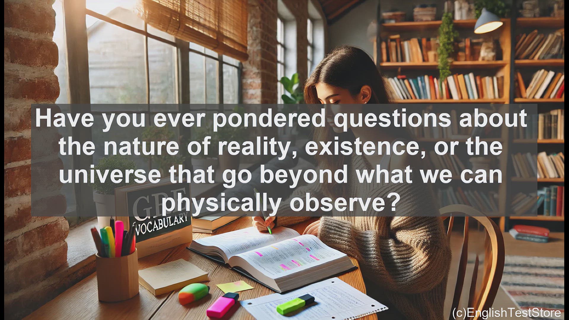 'Video thumbnail for GRE Vocabulary Lesson: Metaphysical - Understanding Abstract Philosophical Concepts for the GRE'