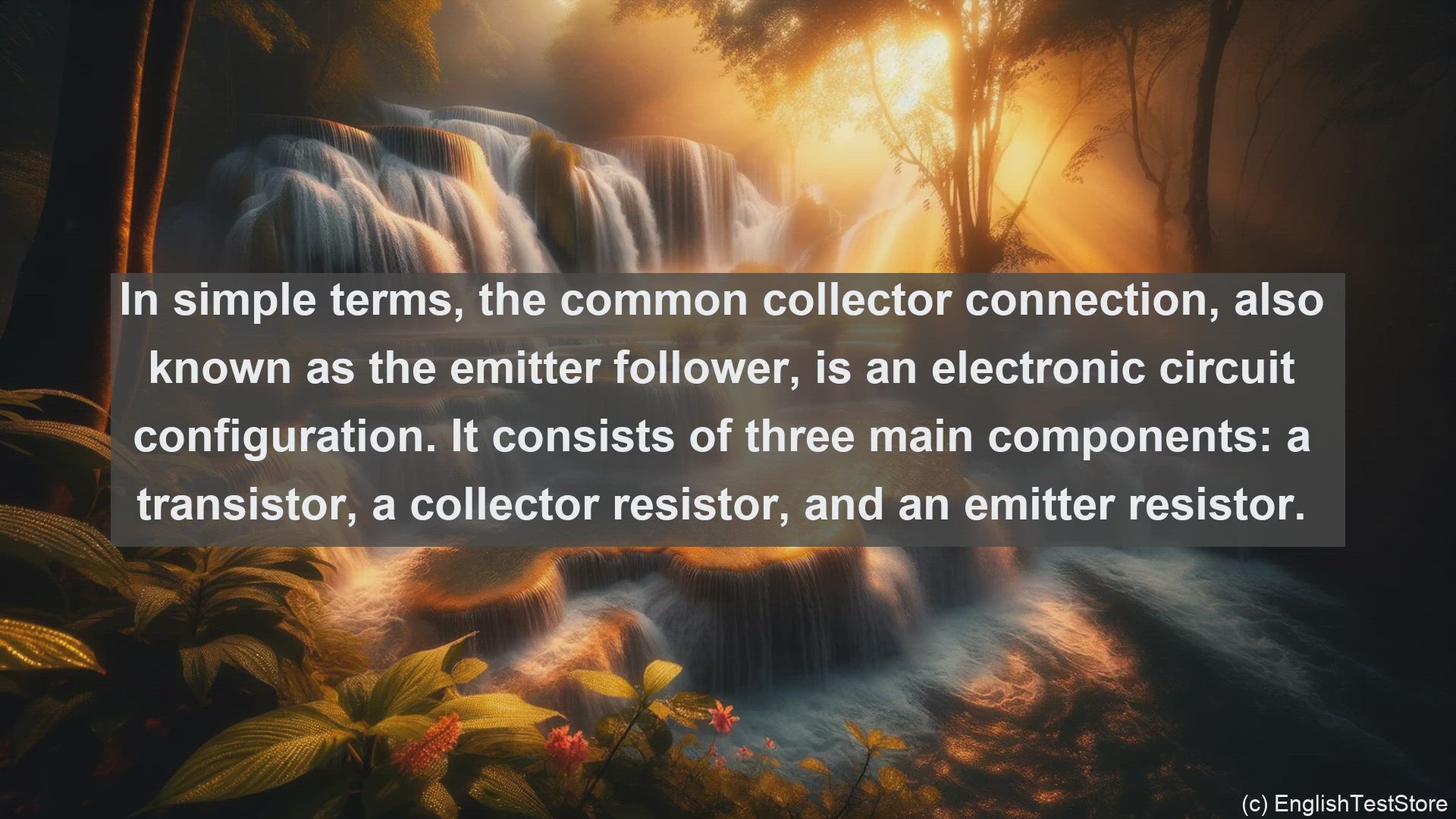 'Video thumbnail for Common collector connection in science  definition and examples'