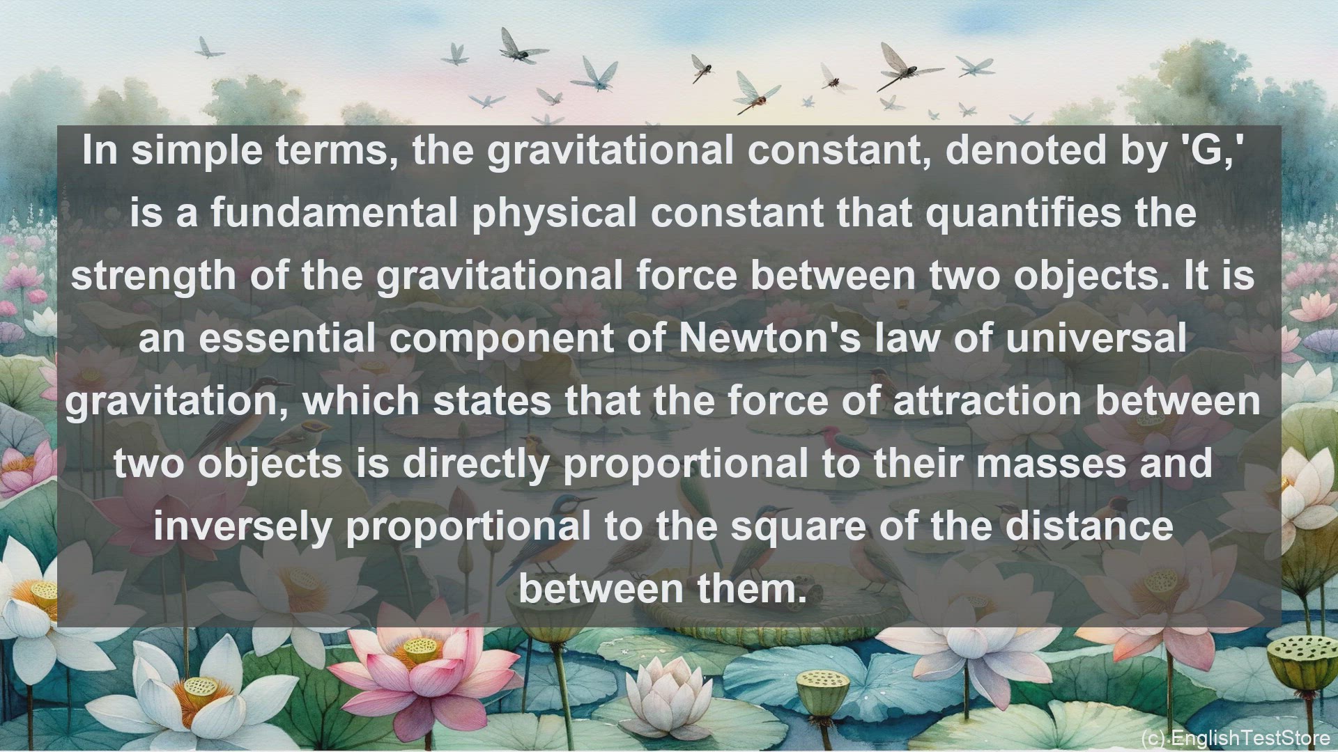 'Video thumbnail for Gravitational constant in science  definition and examples'