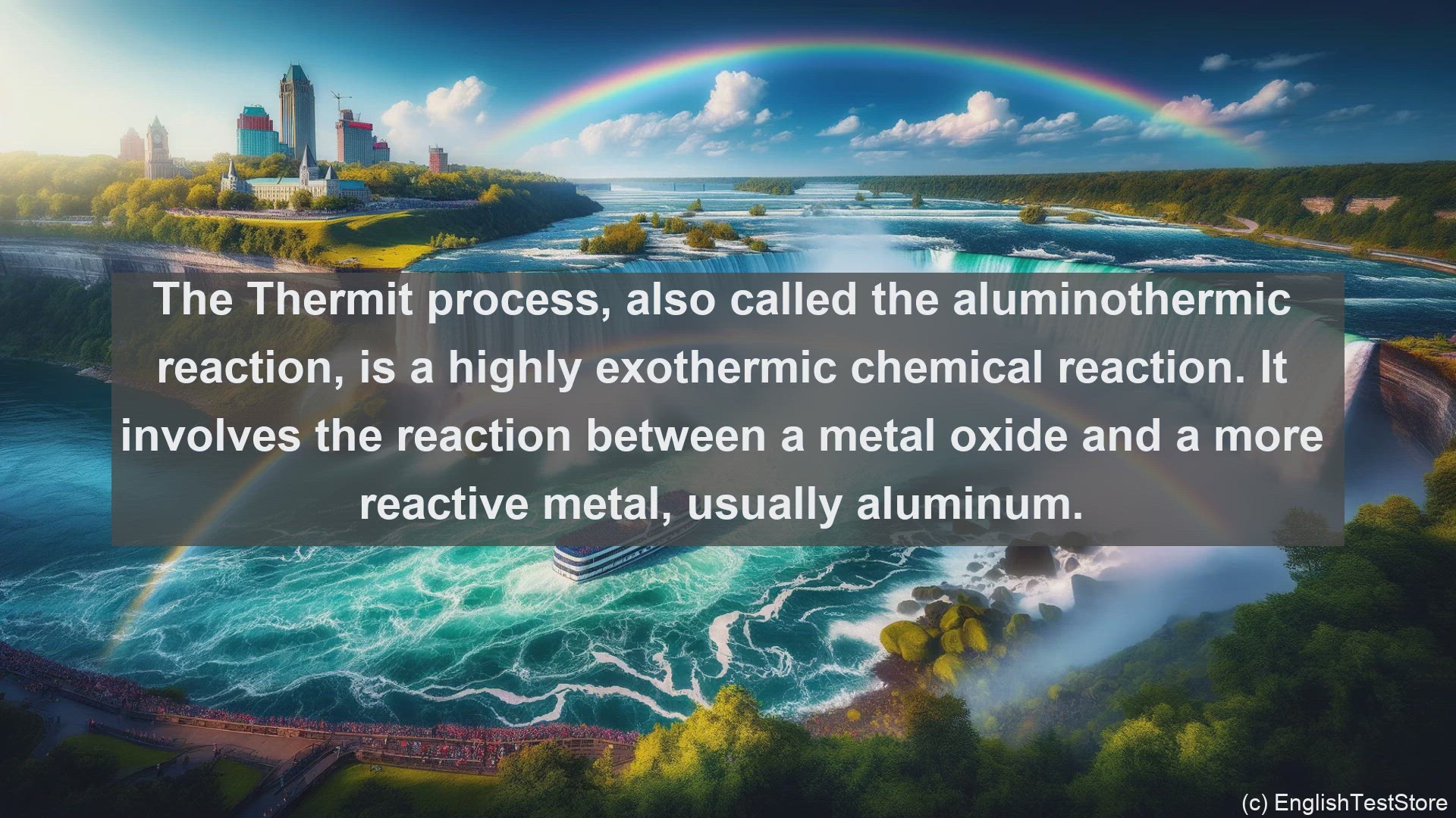 'Video thumbnail for Thermit process in science  definition and examples'