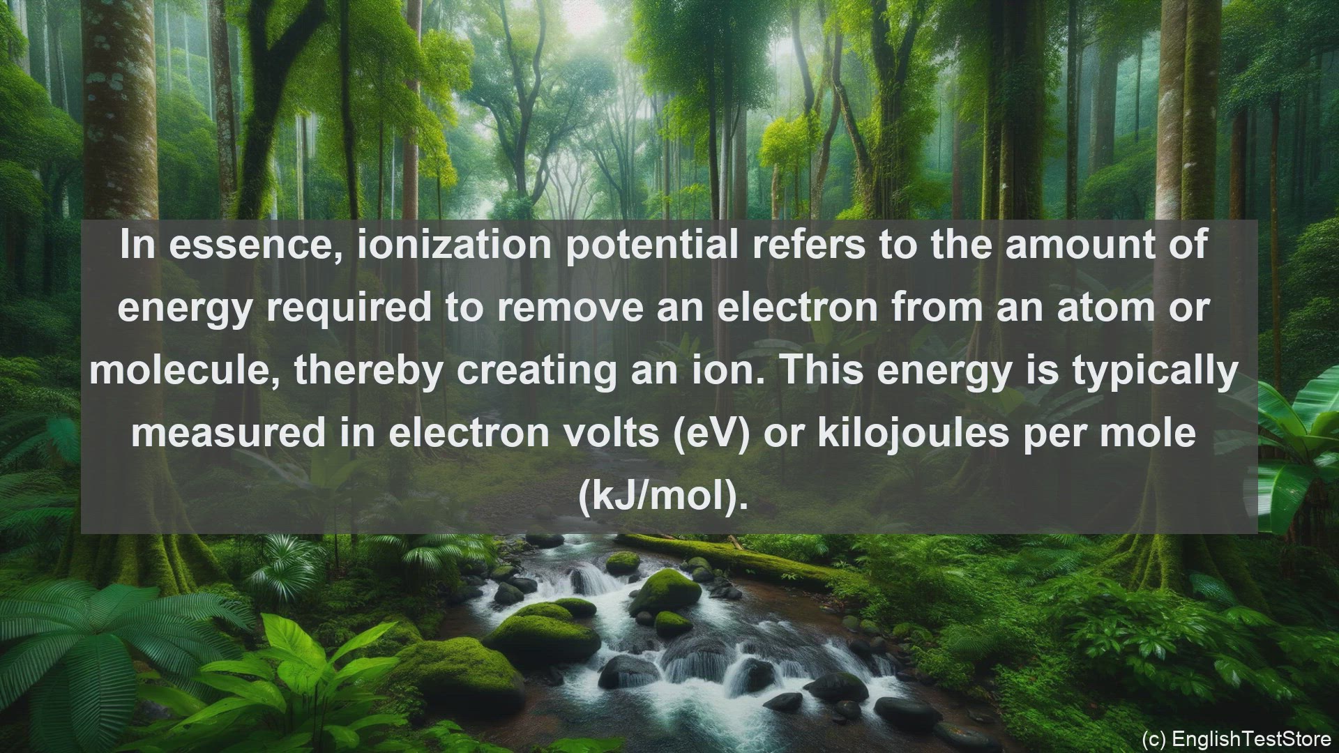 'Video thumbnail for Rst ionization potential in science  definition and examples'
