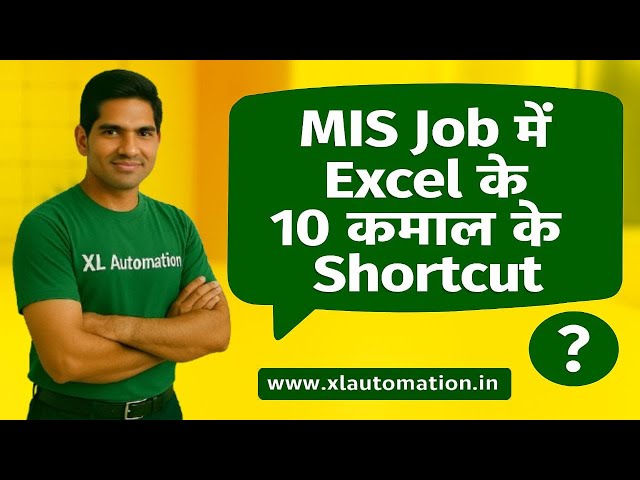 Video thumbnail for Top 10 Excel Shortcuts That Will Save You Hours! || Computer Excel Shortcut Key