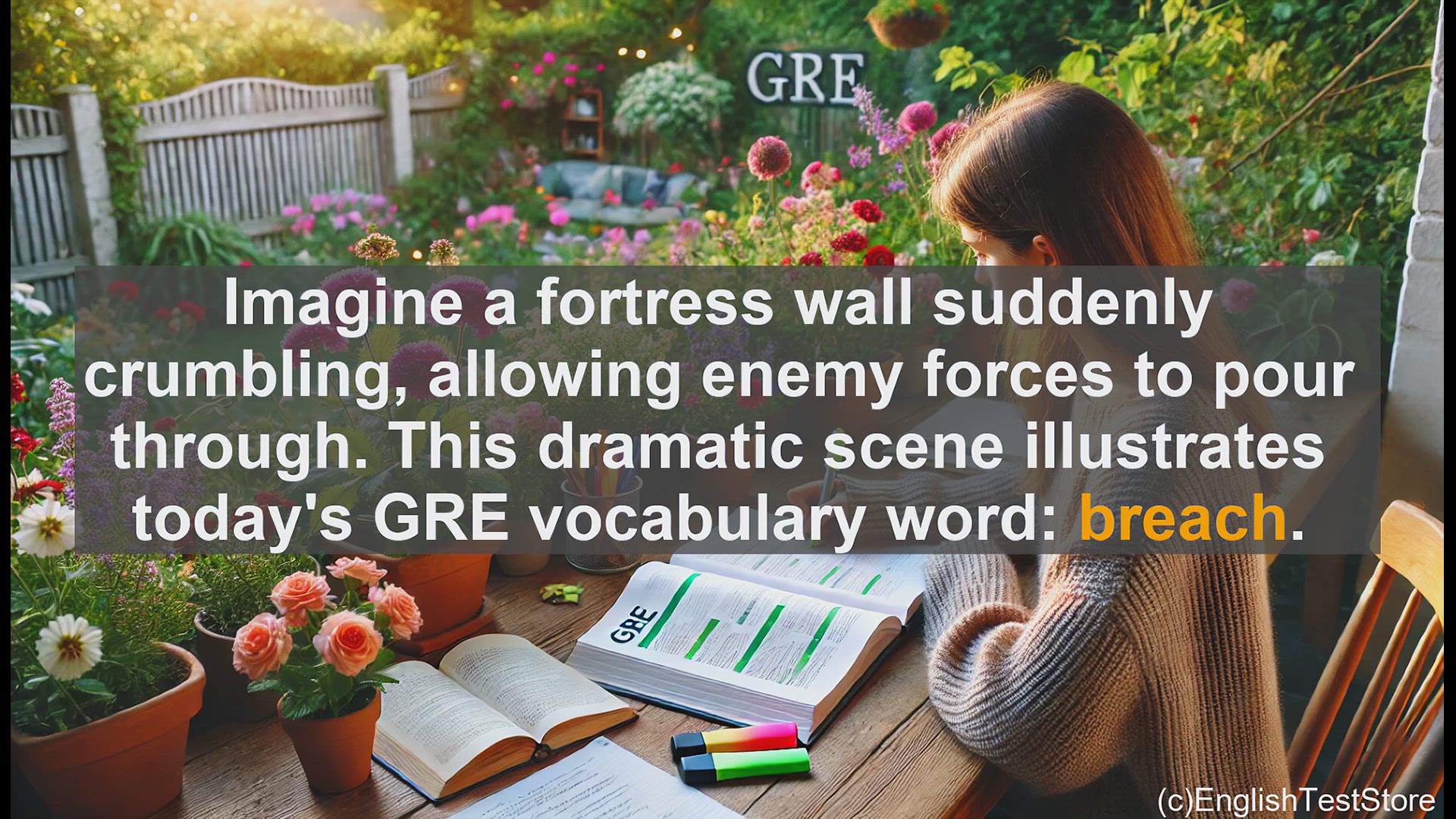 'Video thumbnail for GRE Vocabulary Lesson: Breach - Mastering a Versatile GRE Vocabulary Word'