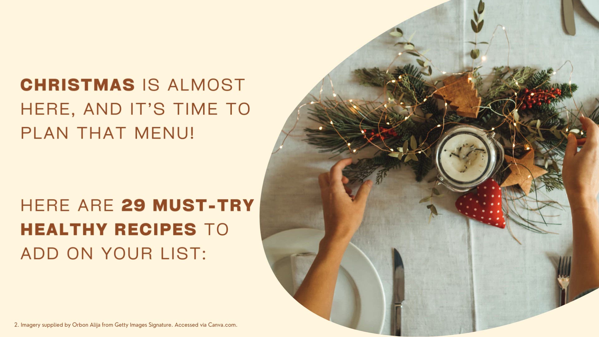 'Video thumbnail for Healthy Christmas Recipes'